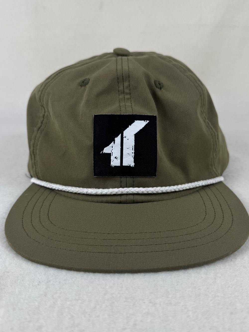 Trestle Bike Park Olive Green 5 Panel Rope Hat Adjustable